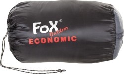 Śpiwór FoxOutdoor Economic, czarno-szary
