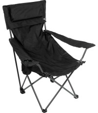 Krzesło składane FoxOutdoor Deluxe, czarne