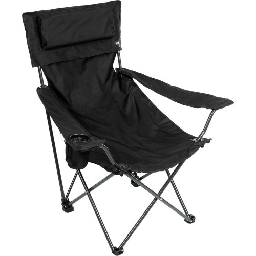 Krzesło składane FoxOutdoor Deluxe, czarne