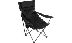 Krzesło składane FoxOutdoor Deluxe, czarne