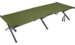 Łóżko turystyczne polowe kempingowe składane MFH - Zielone, Bardzo długie