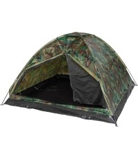 Namiot turystyczny wędkarski myśliwski dla 3 osób MFH Monodom, Zielone moro