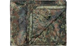 Plandeka turystyczna namiotowa przeciwdeszczowa MFH Tarp, BW Camo, 200x300 cm