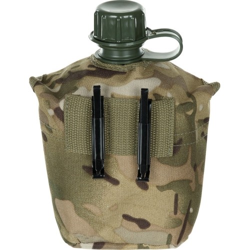 Plastikowa manierka z pokrowcem MFH Operation-Camo, 1 l