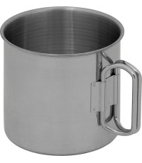 Kubek turystyczny ze składanym uchem uchwytem FoxOutdoor - 450 ml