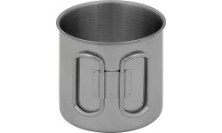 Kubek turystyczny ze składanym uchem uchwytem FoxOutdoor - 450 ml