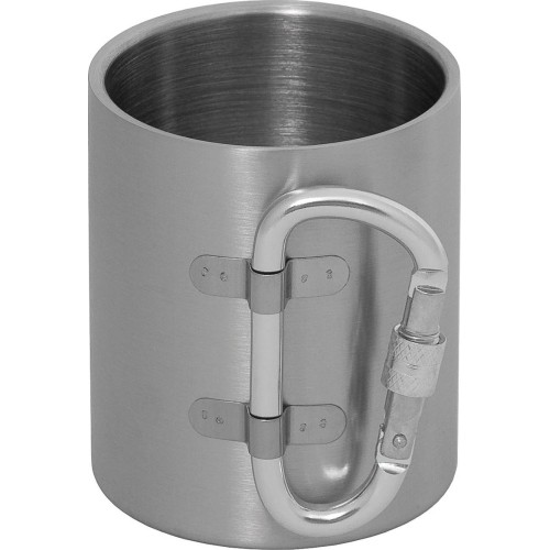 Kubek ze stali nierdzewnej FoxOutdoor z karabińczykiem, 300 ml