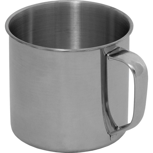 Kubek turystyczny ze stali nierdzewnej MFH - 500 ml