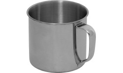 Kubek turystyczny ze stali nierdzewnej MFH - 500 ml