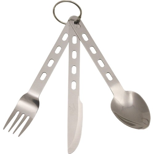 Zestaw sztućców FoxOutdoor Extra Light, 3-częściowy