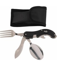 Scyzoryk - sztućce turystyczne FoxOutdoor 4w1