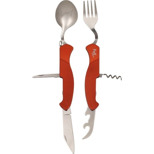 Scyzoryk/zestaw sztućców FoxOutdoor 6in1