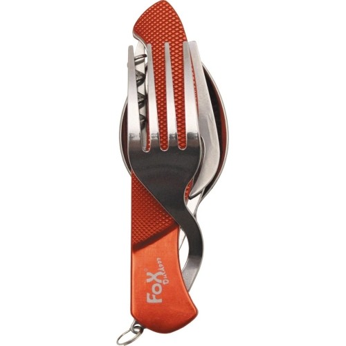 Scyzoryk/zestaw sztućców FoxOutdoor 6in1