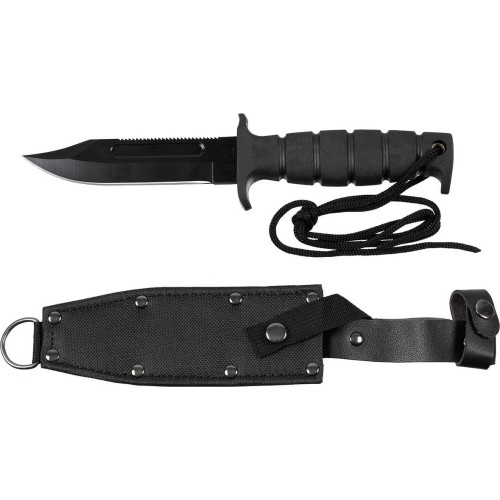 Nóż Fox Outdoor z gumową rękojeścią