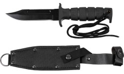 Nóż Fox Outdoor, gumowa rękojeść