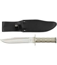 Nóż myśliwski survivalowy Fox Outdoors - srebrny