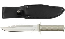 Nóż myśliwski survivalowy Fox Outdoors - srebrny