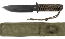 Nóż FoxOutdoor Camo, stałe ostrze