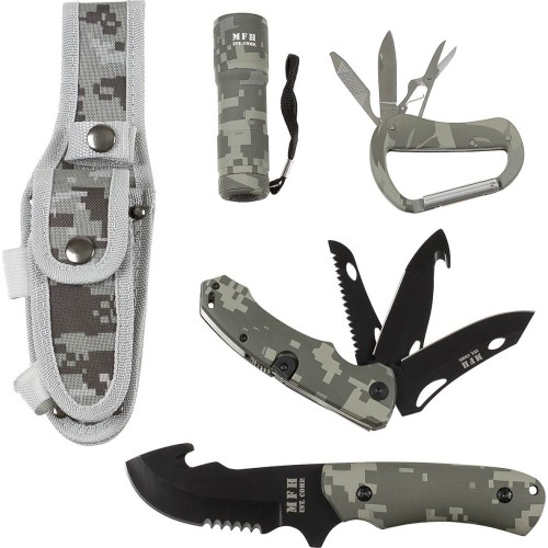 Turystyczny survivalowy outdoorowy zestaw narzędzi noży MFH AT-Digital