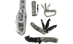 Turystyczny survivalowy outdoorowy zestaw narzędzi noży MFH AT-Digital