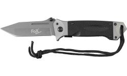 Nóż FoxOutdoor, czarny, rękojeść G10