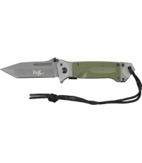 Nóż składany FoxOutdoor, zielony, rękojeść G10