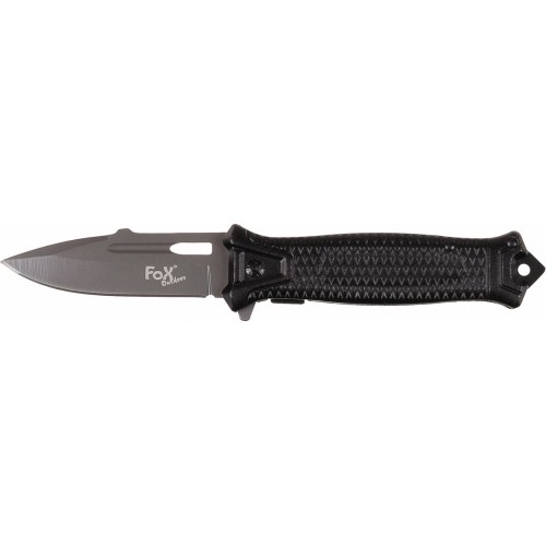 Nóż składany FoxOutdoor Snake – czarny