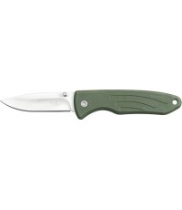 Nóż FoxOutdoor Jack Knife, zielony, rękojeść TPR