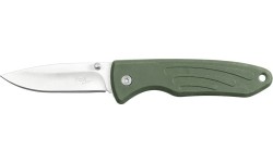 Nóż FoxOutdoor Jack Knife, zielony, rękojeść TPR