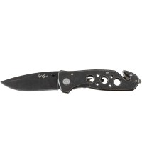 Nóż składany FoxOutdoor, metalowa rękojeść, Stonewash