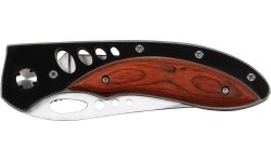 Nóż FoxOutdoor, rękojeść z detalami z drewna