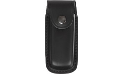 Etui na nóż FoxOutdoor, czarne, skórzane