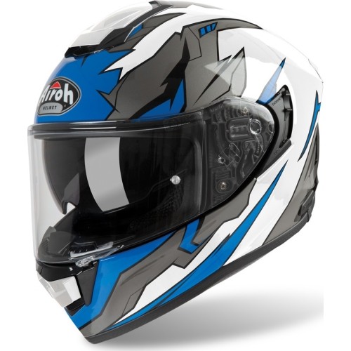 Kask motocyklowy Airoh ST.501 Bionic biały/niebieski