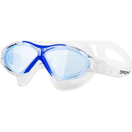 Okulary pływackie / półmaska białe Spokey VISTA JR