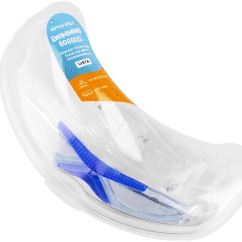 Okulary pływackie / półmaska biała Spokey VISTA JR