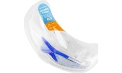 Okulary pływackie / półmaska biała Spokey VISTA JR