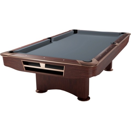 Stół bilardowy, Pool, Competition II, 9 stóp, mahoń, obrus żółto-zielony