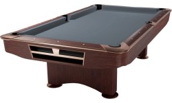 Stół bilardowy, Pool, Competition II, 9 stóp, mahoń, obrus żółto-zielony