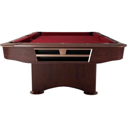 Stół bilardowy, Pool, Competition II, 9 stóp, mahoń, obrus żółto-zielony