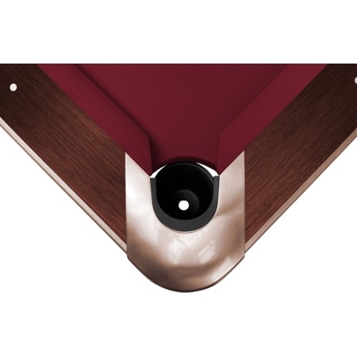 Stół bilardowy, Pool, Competition II, 9 stóp, mahoń, obrus żółto-zielony