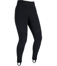 Krótkie damskie legginsy motocyklowe Oxford Super Moto, czarne