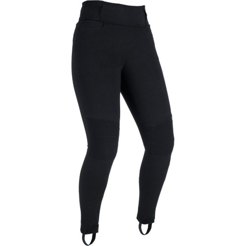 Krótkie damskie legginsy motocyklowe Oxford Super Moto, czarne