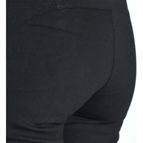 Krótkie damskie legginsy motocyklowe Oxford Super Moto, czarne