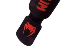 Ochraniacze Venum Kontact - czarne/czerwone