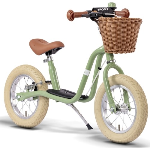 PUKY LR XL BR Klasyczny zielony rowerek biegowy retro