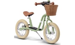 PUKY LR XL BR Klasyczny zielony rowerek biegowy retro