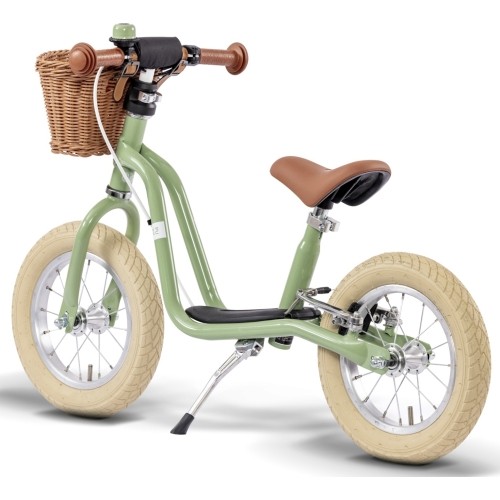 PUKY LR XL BR Klasyczny zielony rowerek biegowy retro