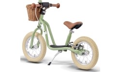 PUKY LR XL BR Klasyczny zielony rowerek biegowy retro