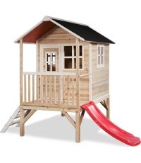 Drewniany domek do zabawy EXIT Loft 300 - naturalny