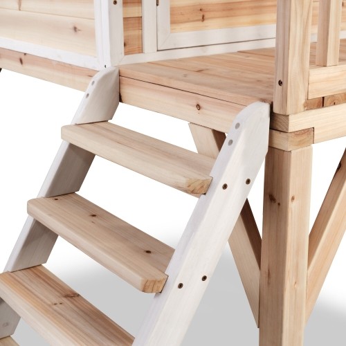 Drewniany domek do zabawy EXIT Loft 300 - naturalny